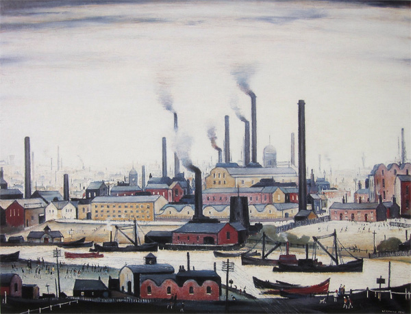 Lowry : A River Bank