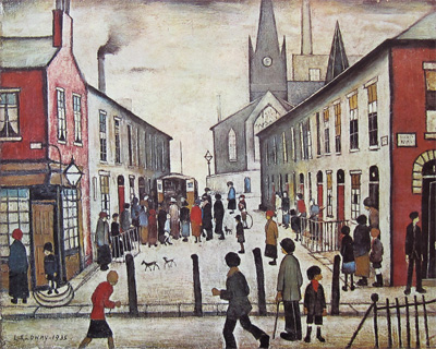 A Lowry Industrial Town Scene