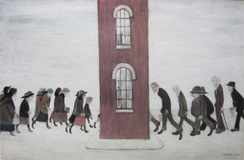 A Lowry Scene with Figures