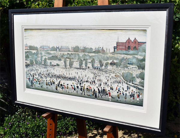 Framed example of Peel Park, Salford