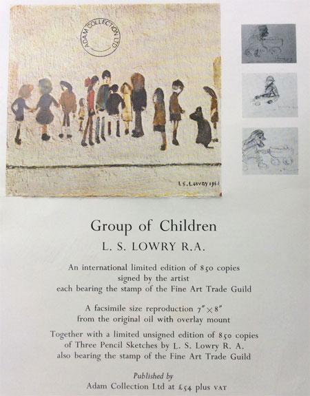 Lowry : Group of Children