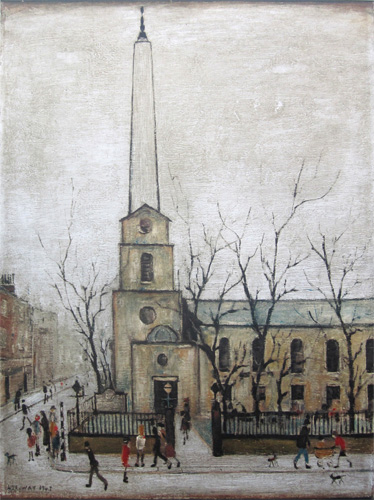 Lowry : St. Luke's Church, Old Street, London E.C.